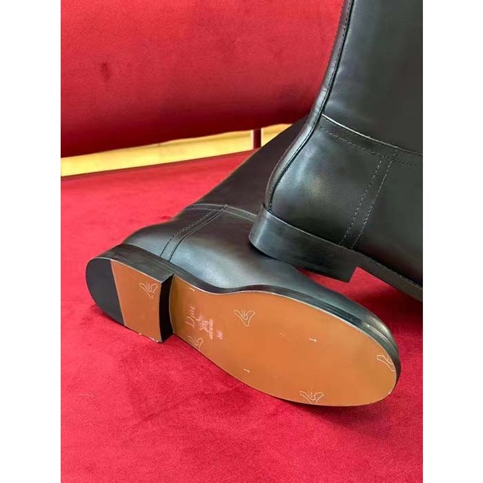 Dior Women CD Dior Empreinte Boot Black Calfskin Leather Sole Star