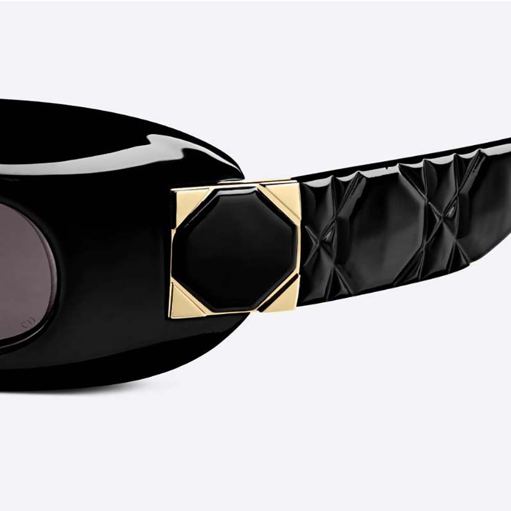 Dior Women Lady 95.22 Black Rounded Sunglasses