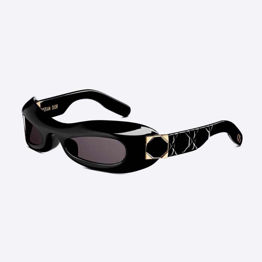Dior Women Lady 95.22 Black Rounded Sunglasses