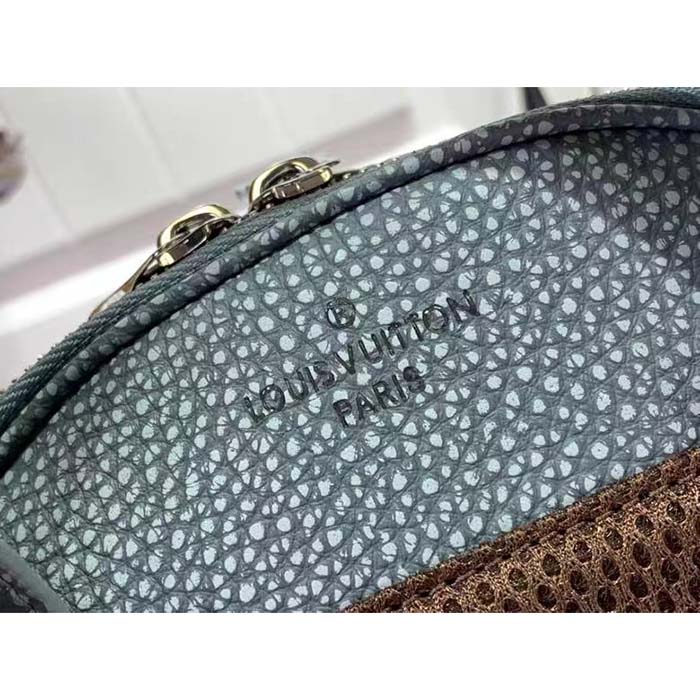 Louis Vuitton LV Unisex Ellipse Backpack Granite Taurillon Monogram Embossed Cowhide Leather