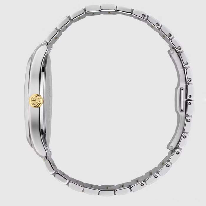 Gucci Unisex GG G-Timeless Watch 38mm Colored Snake Steel Yellow Gold PVD Bracelet