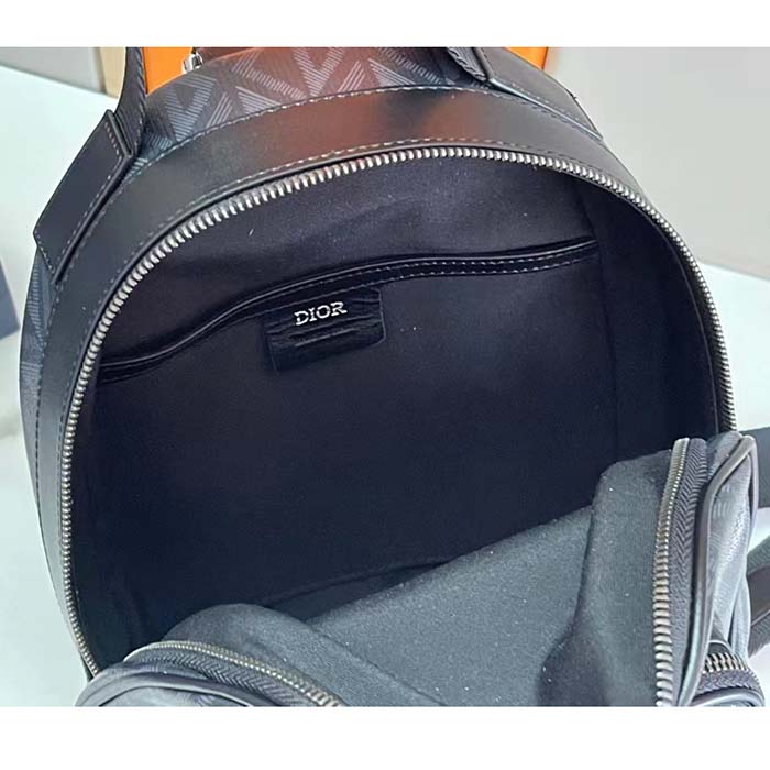 Dior Unisex CD Mini Rider Sling Bag Black CD Diamond Canvas