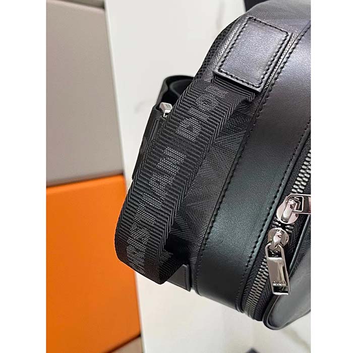 Dior Unisex CD Mini Rider Sling Bag Black CD Diamond Canvas