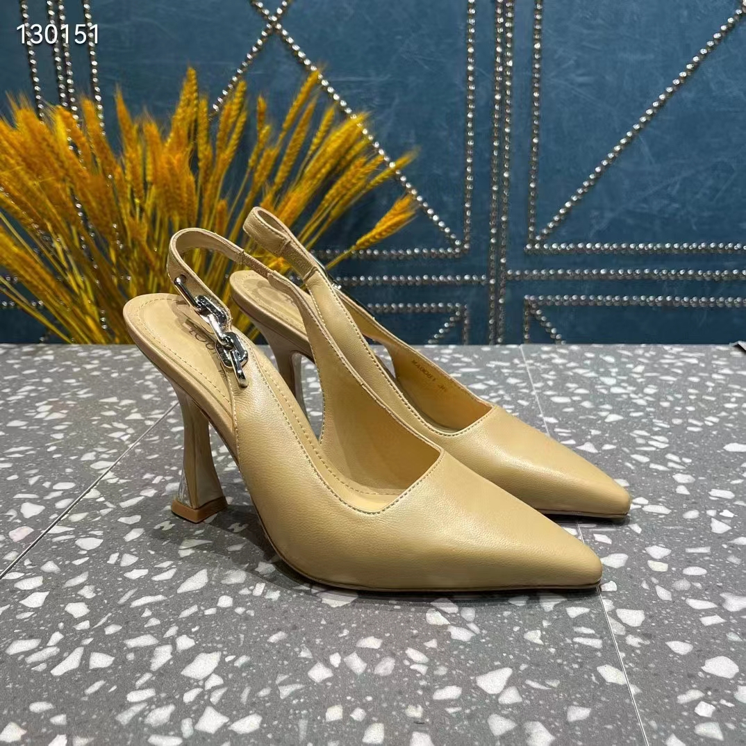 Louis Vuitton LV Women Sparkle Slingback Pump Gold Metallic Calf Leather 9.5 Cm Heel