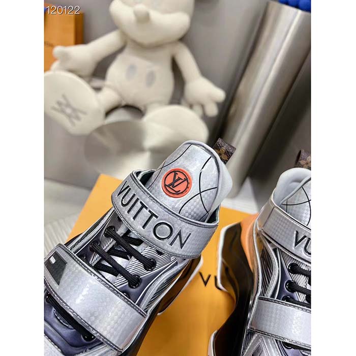 Louis Vuitton Women LV Archlight 2.0 Platform Sneaker Grey Silver 5 Cm Heel