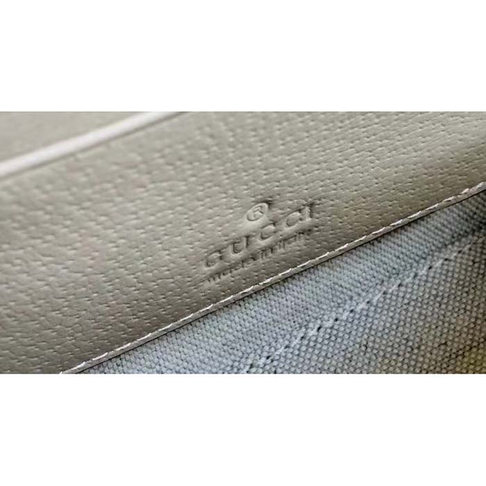 Gucci GG Unisex Ophidia Mini GG Top Handle Bag Beige White Supreme Canvas