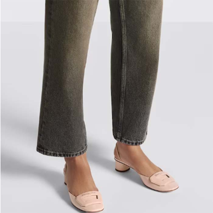Dior Women CD Day Slingback Pump Nude Patent Calfskin