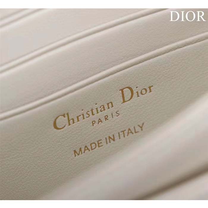 Dior Women CD Miss Dior Mini Bag Latte Cannage Lambskin