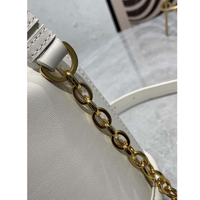 Dior Women CD Medium C’est Dior Bag Latte CD-Embossed Calfskin