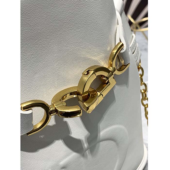 Dior Women CD Medium C’est Dior Bag Latte CD-Embossed Calfskin
