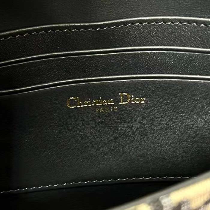 Dior Unisex CD 30 Montaigne Avenue Pouch Flap Blue Dior Oblique Jacquard