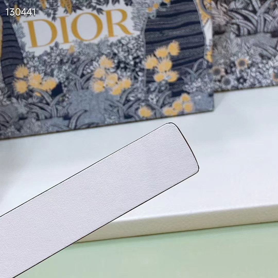 Dior Unisex CD Reversible Saddle Belt Golden Saddle Black Latte Smooth Calfskin