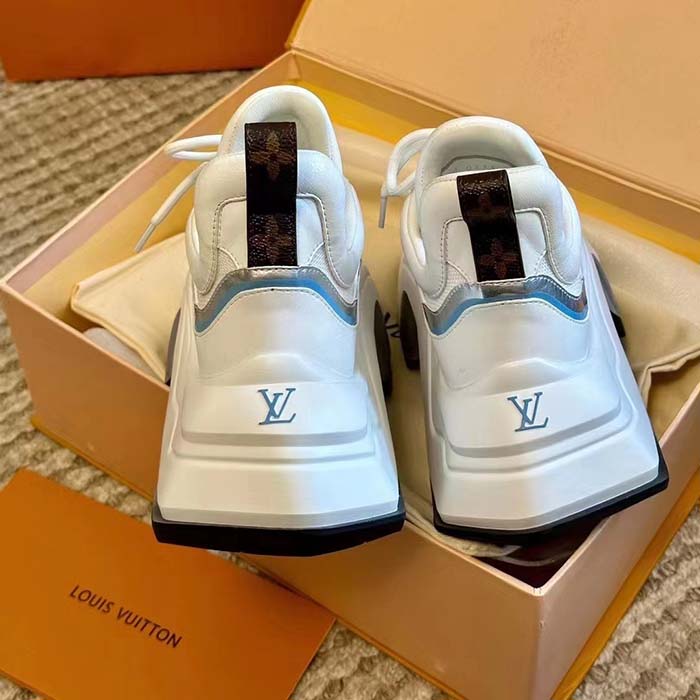 Louis Vuitton Unisex LV Archlight 2.0 Platform Sneaker Light Blue Mix of Materials 5 Cm Heel