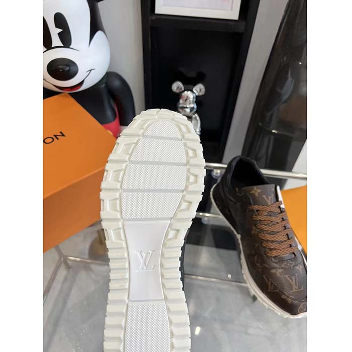 Louis Vuitton LV Unisex Run Away Sneaker Monogram Canvas Technical Lining Rubber
