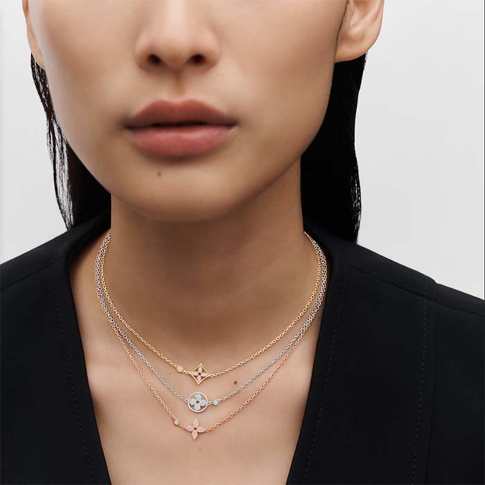 Louis Vuitton Women LV Idylle Blossom Pendant Pink Gold Diamonds 25 Diamonds