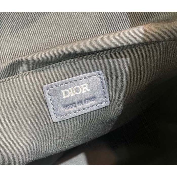 Dior Unisex CD Hit The Road Backpack Navy Blue CD Diamond Canvas