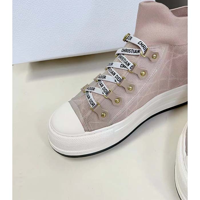 Dior Unisex CD Walk’N’Dior Sneaker Nude Macrocannage Technical Mesh