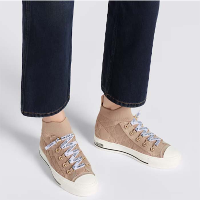 Dior Unisex CD Walk’N’Dior Sneaker Nude Macrocannage Technical Mesh