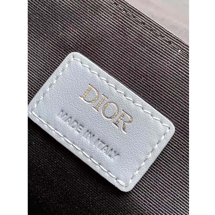 Dior Unisex Mini Hit The Road Bag Gray CD Diamond Canvas
