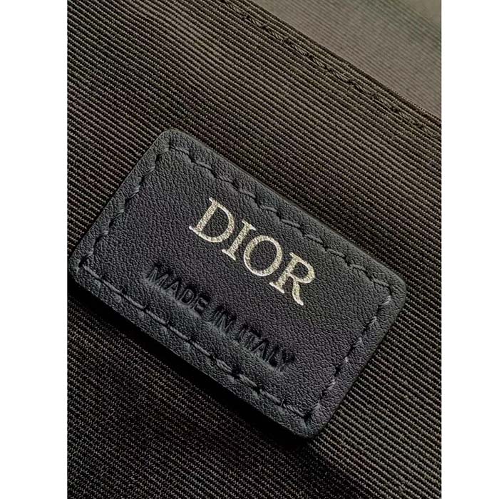 Dior Unisex Mini Hit The Road Bag Navy Blue CD Diamond Canvas