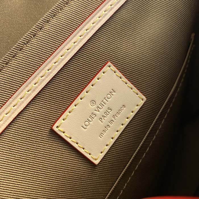 Louis Vuitton LV Unisex Excursion PM Brown Monogram Coated Canvas Natural Cowhide Leather