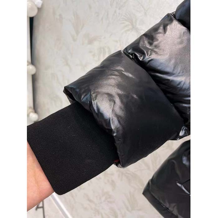 Louis Vuitton Men LV SKI Glossy Nylon Puffer Jacket Polyamide Black