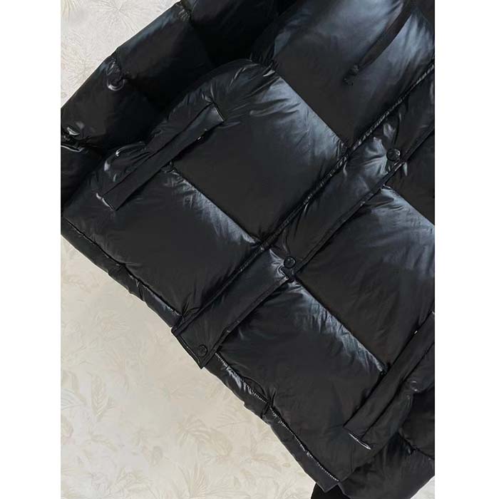 Louis Vuitton Men LV SKI Glossy Nylon Puffer Jacket Polyamide Black