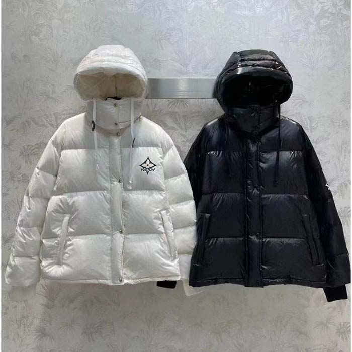 Louis Vuitton Men LV SKI Glossy Nylon Puffer Jacket Polyamide Black