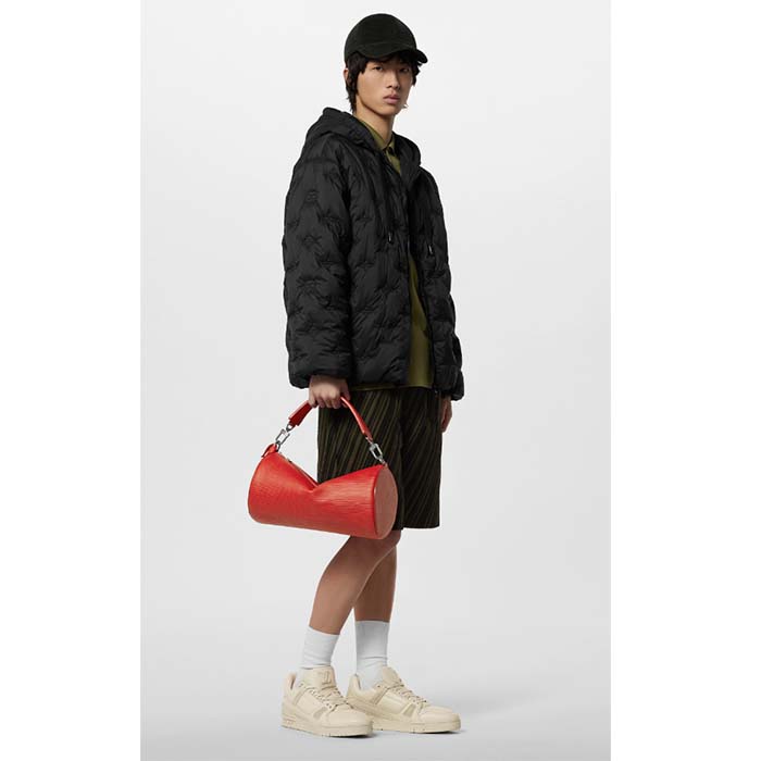 Louis Vuitton Unisex LV Trainer Sneaker Beige Calf Leather Rubber Outsole Monogram Flower
