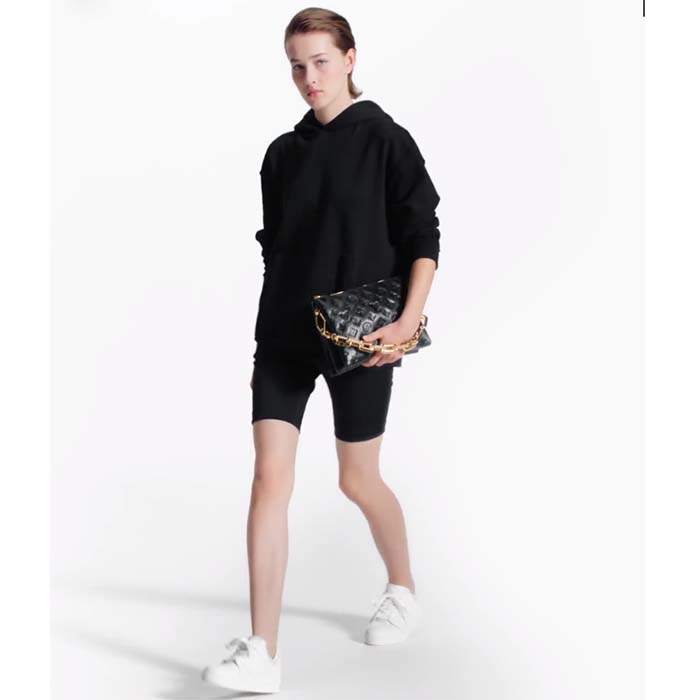 Louis Vuitton Unisex LV Trainer Sneaker White Calf Leather Rubber Outsole Monogram Flower