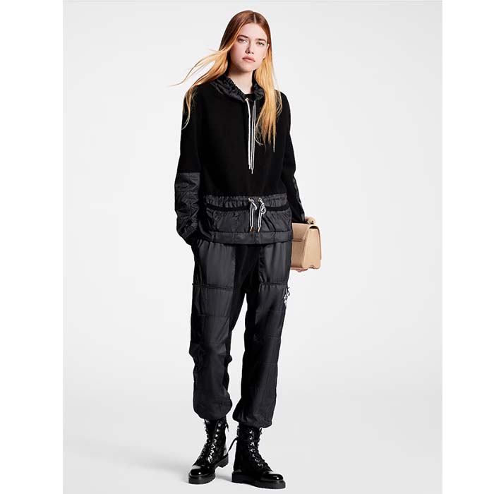 Louis Vuitton Women Territory Flat Ranger Black Monogram-Debossed Suede Calf Leather Side Zip