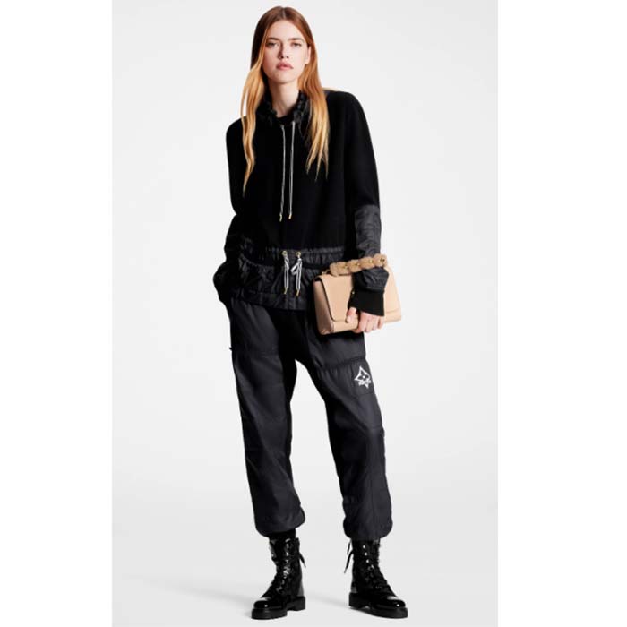 Louis Vuitton Women Territory Flat Ranger Black Monogram-Debossed Suede Calf Leather Side Zip