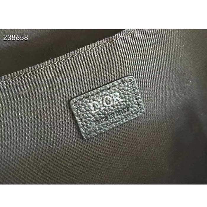 Dior Unisex CD Dior 8 Backpack Black Dior Oblique Jacquard