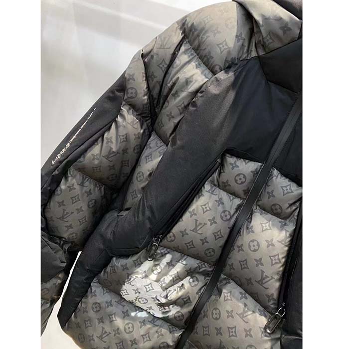 Louis Vuitton Women LV 2054 Heat Reactive Puffer Polyester Anthracite Regular Fit