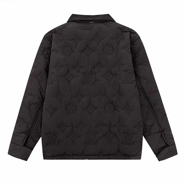 Louis Vuitton Men LV Monogram Padded Light Blouson Polyamide Black Loose Fit