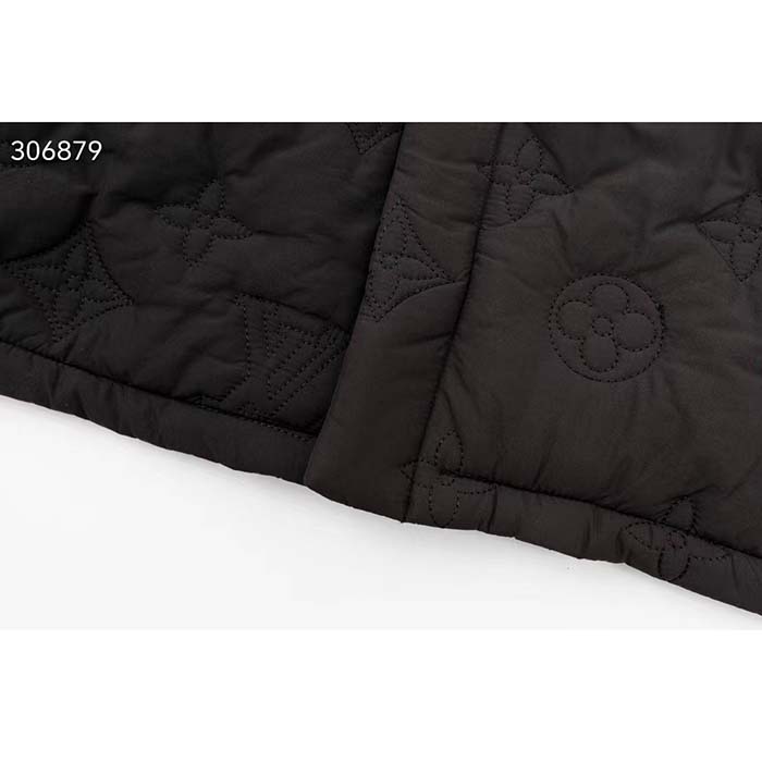 Louis Vuitton Men LV Monogram Padded Light Blouson Polyamide Black Loose Fit