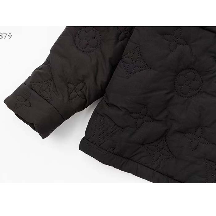 Louis Vuitton Men LV Monogram Padded Light Blouson Polyamide Black Loose Fit