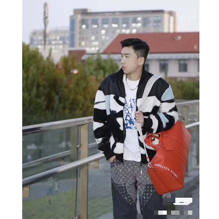 Louis Vuitton Men LV SKI Technical Fleece Jacket Regular Fit LV Ice Jacquard Fully Lined Multicolor