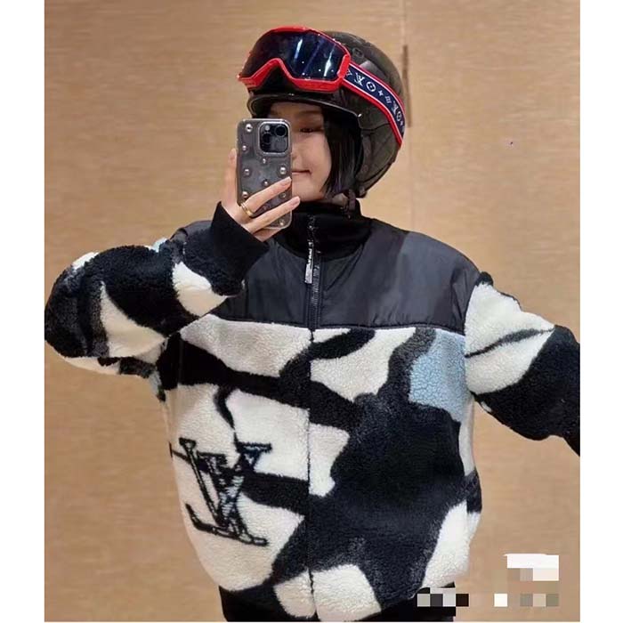 Louis Vuitton Women LV SKI Technical Fleece Jacket Regular Fit LV Ice Jacquard Fully Lined Multicolor