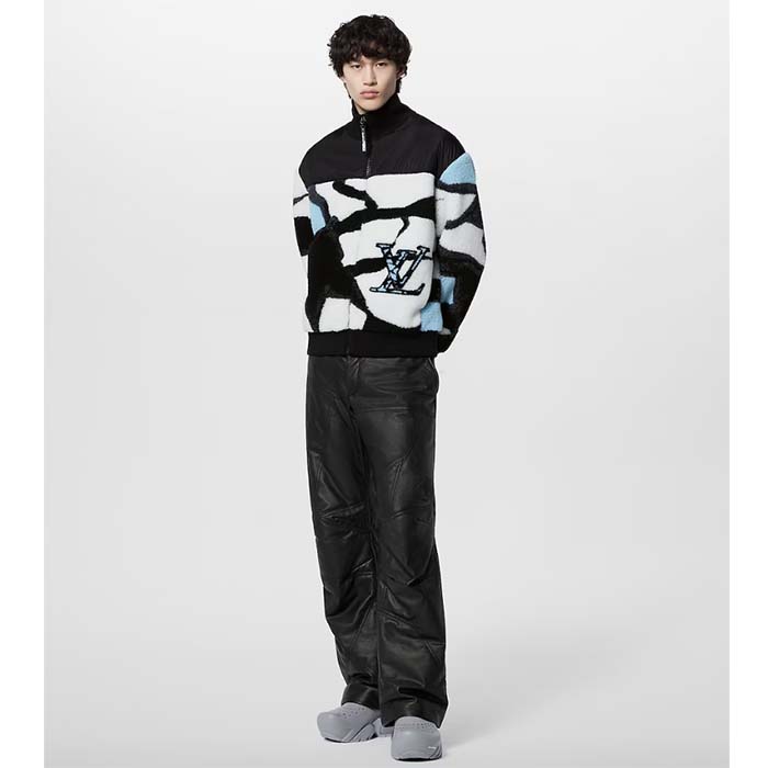 Louis Vuitton Men LV SKI Technical Fleece Jacket Regular Fit LV Ice Jacquard Fully Lined Multicolor