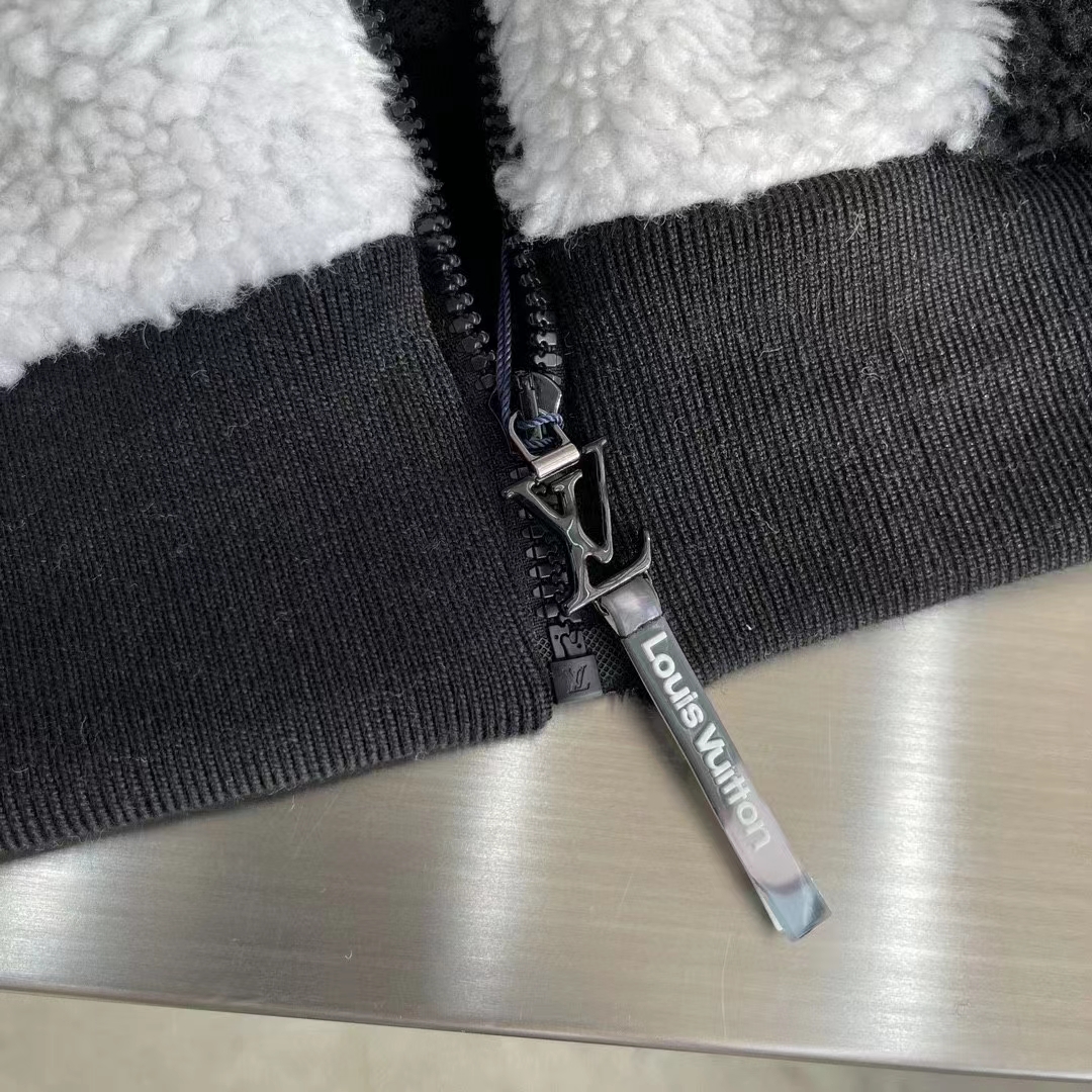 Louis Vuitton Men LV SKI Technical Fleece Jacket Regular Fit LV Ice Jacquard Fully Lined Multicolor