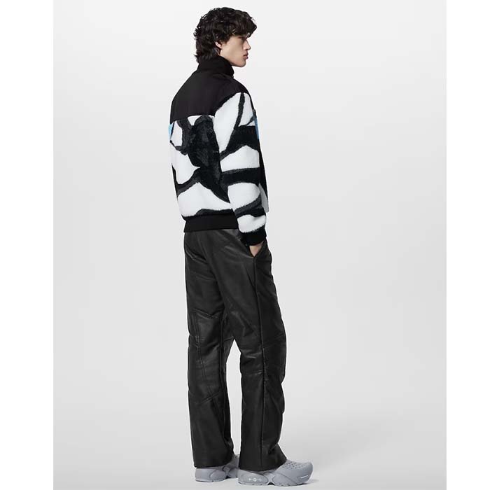 Louis Vuitton Men LV SKI Technical Fleece Jacket Regular Fit LV Ice Jacquard Fully Lined Multicolor