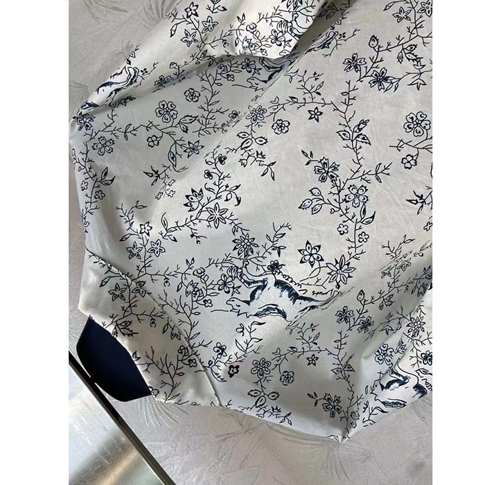 Louis Vuitton Women LV Unicorn Print Shirt Cotton Silk Mottled Grey Regular Fit