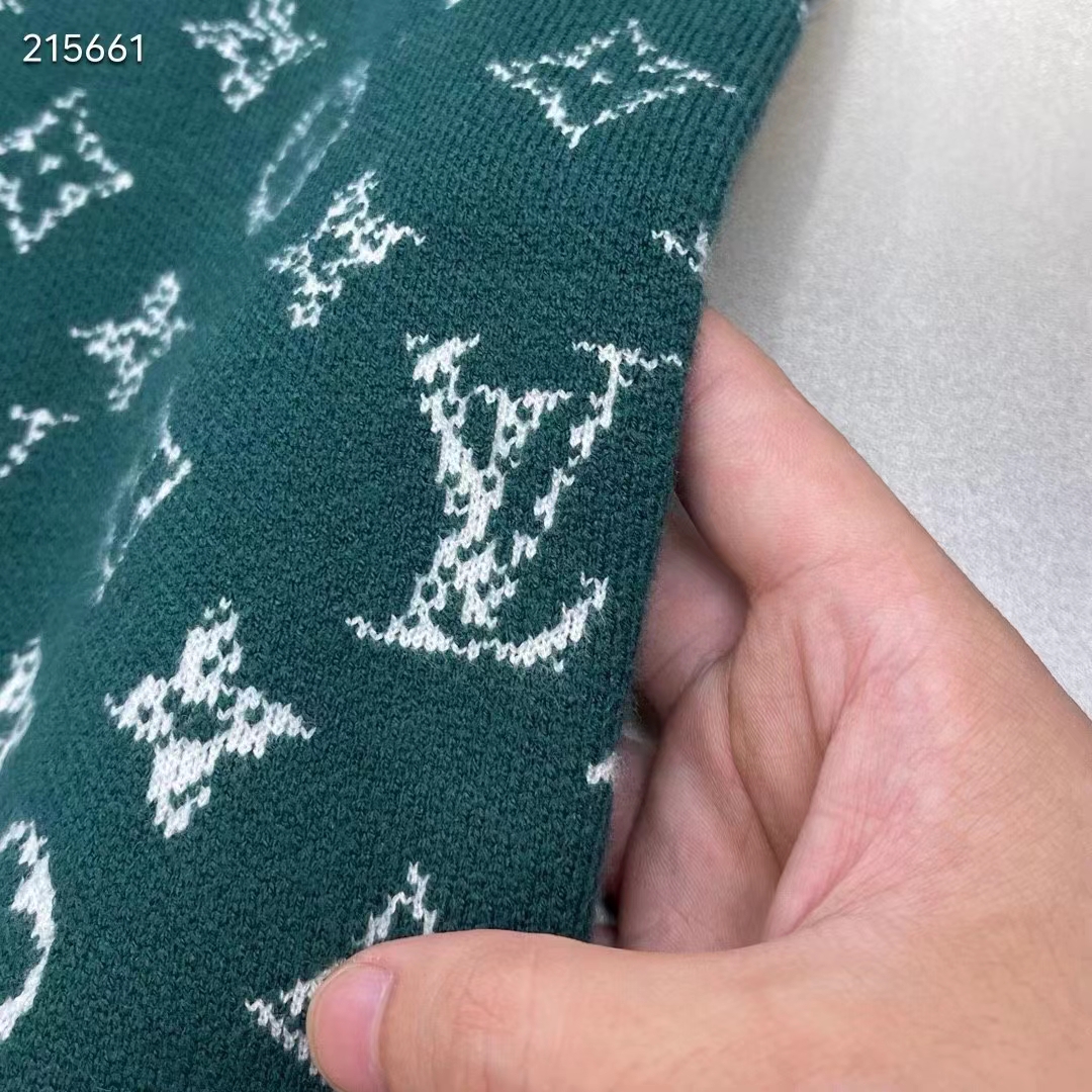 Louis Vuitton Men Monogram Gradient Cotton Crewneck Regular Fit Allover Monogram Gradient Motif