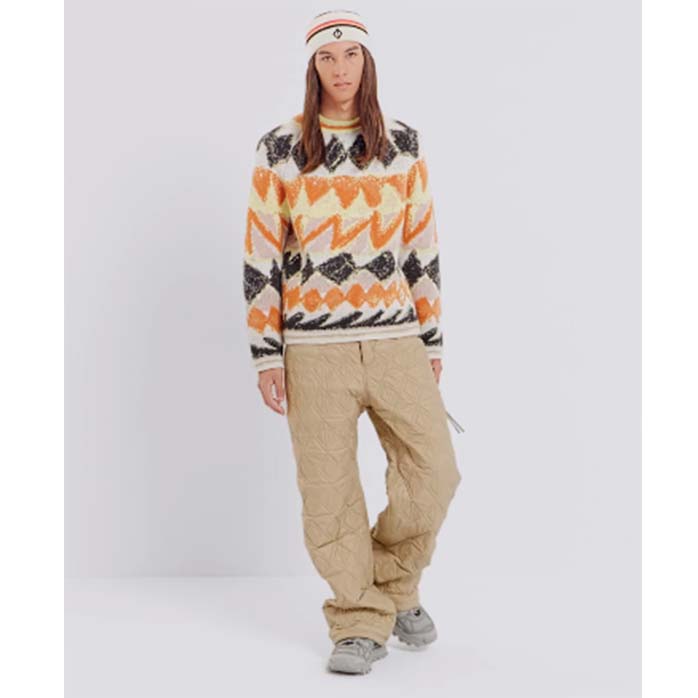 Dior Men CD Dior And Peter Doig Sweater Multicolor Wool Cashmere Jacquard