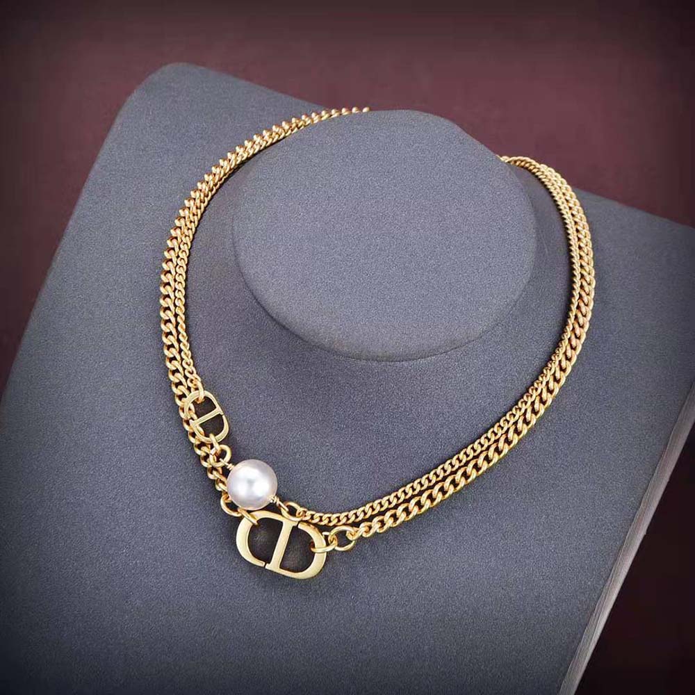 Dior Women 30 Montaigne Choker Gold-Finish Metal