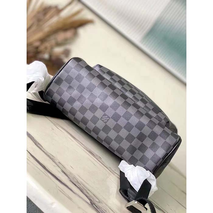 Louis Vuitton LV Unisex Avenue Backpack Damier Graphite Coated Canvas Cowhide-Leather