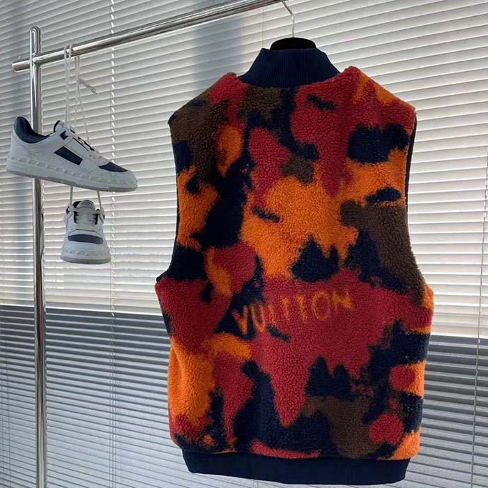 Louis Vuitton Women LV Reversible Fleece Gilet Regular Fit Zip Closure Multicolor