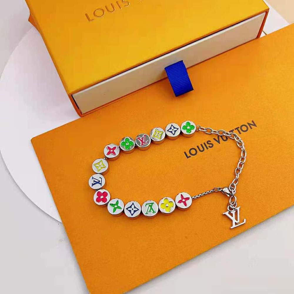 Louis Vuitton Unisex Monogram Colours Bracelet
