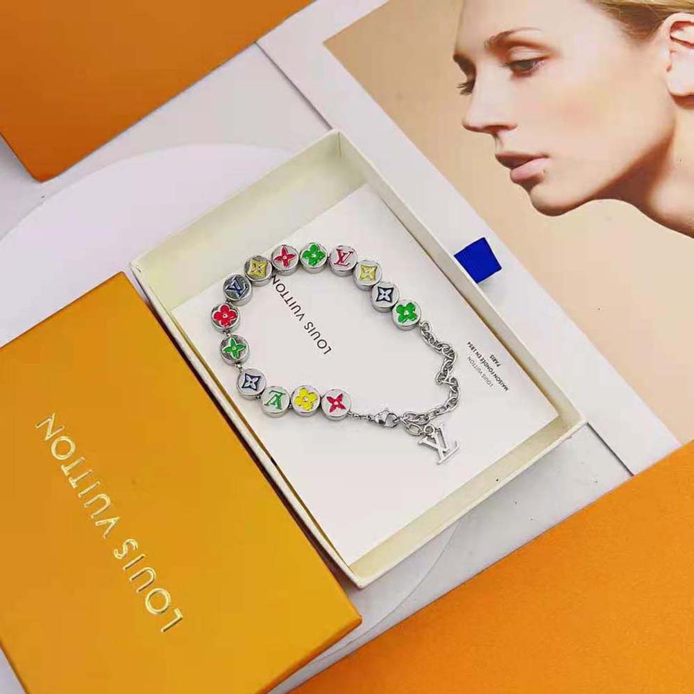 Louis Vuitton Unisex Monogram Colours Bracelet